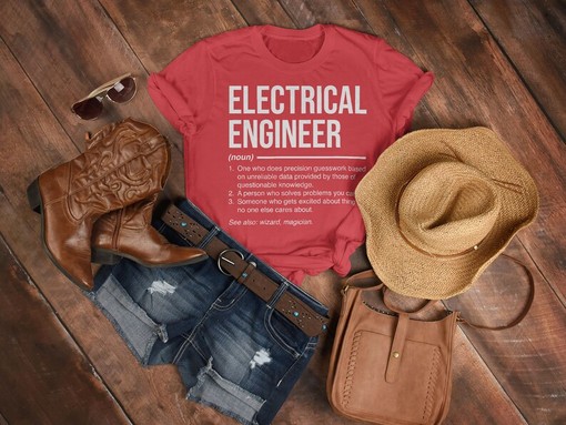 Electrical Engineer Noun Funny Gifts for Engineers Unisex Shirt - Image 3