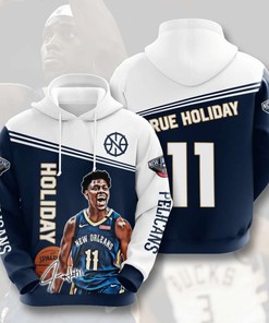 Elevate Your Fan Spirit with Pelicans Custom Sport All Over Print Hoodie 3D
