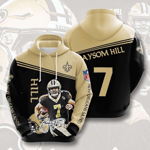 Elevate Your Fan Spirit with Saints Custom Sport All Over Print Hoodie 3D