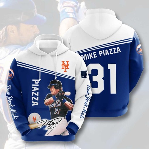 Elevate Your Mets Fan Spirit with Custom Sport All-Over Print 3D Hoodie for Fans