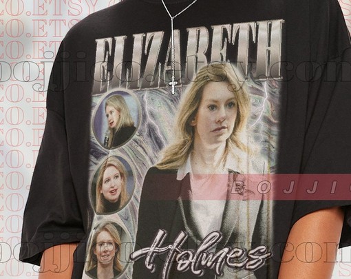 Elizabeth Holmes Theranos Founder Vintage Shirt - Best for Classic Movie T-Shirts Lovers - Image 2