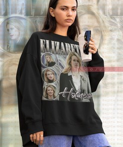 Elizabeth Holmes Theranos Founder Vintage Sweatshirt - Retro 90s Elizabeth Holmes Fan Tee