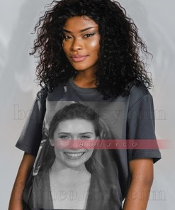 Elizabeth Olsen Vintage Tee - Homage Tshirt for Fans - Scarlet Witch 90s Shirt with Elizabeth Actress Quote