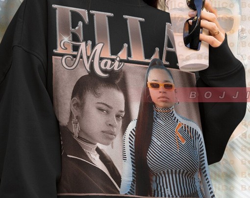 Ella Mai Homage Sweater - Rnb Songwriter Howell 90s Sweatshirt - Trip, Boo'd Up, She Don't Music Gift - Image 4