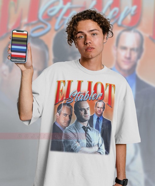 Elliot Stabler Law And Order SVU 90s Sweatshirt - Vintage Movie Shirts for Men - Image 2