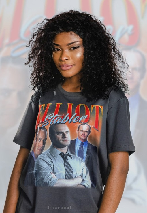 Elliot Stabler Law And Order SVU 90s Sweatshirt - Vintage Movie Shirts for Men - Image 3