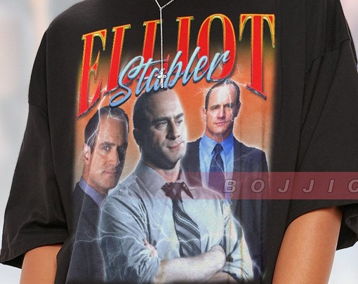 Elliot Stabler Law And Order SVU 90s Sweatshirt - Vintage Movie Shirts for Men - Image 4