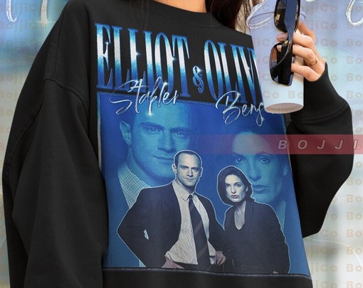 Elliot Stabler Olivia Benson SVU Homage Sweatshirt - Retro 90s Vintage Sweater - Law And Order Series Fans Gift - Image 4