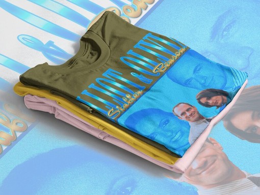 Elliot and Olivia Law And Order SVU Homage Retro 90's Vintage T-Shirt for Men and Women - Image 4