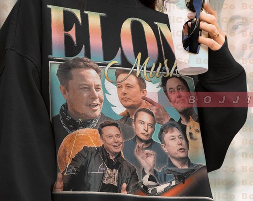 Elon Musk Dogecoin Sweater - 69 420 Design Retro T-shirt - Space Car Fan Club Shirt - Billionaire Quotes - Image 4
