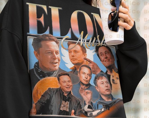 Elon Musk Sweater - Dogecoin 69 420 Design Retro T-shirt - Space Car Fan Club Shirt - Billionaire Quotes - Image 4