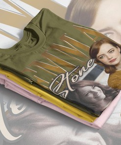 Emma Stone Homage Tshirt - Vintage Movie Shirt for Women, Emma Stone Mary Jane Tee