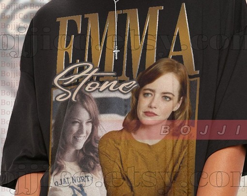 Emma Stone Homage Tshirt - Vintage Movie Shirt for Women, Emma Stone Mary Jane Tee - Image 2