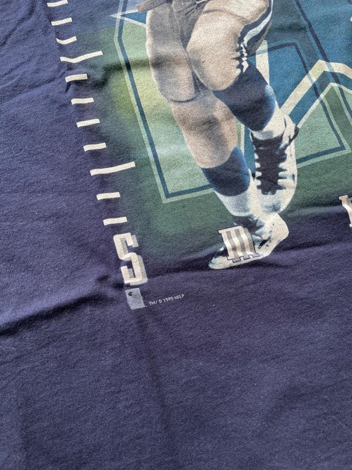 Emmitt Smith Dallas Cowboys Pro Player Vintage Style Sweatshirt T-shirt, NCAA Shirts for Men - Image 3