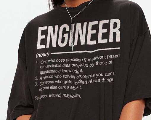 Engineering Noun Graduating Gift Tee for Engineer Teacher - Image 2