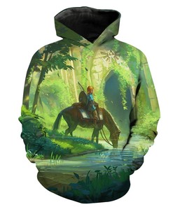 Enter the World of Legend of Zelda with Link All Over Print 3D Hoodie
