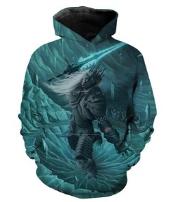Epic Arthas 3D Printed All Over Custom Hoodie