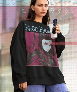 Ergo Proxy Sweatshirt - Vintage Film T-Shirt, Ergo Proxy Retro 90s Sweater