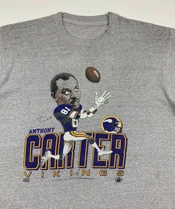 Eric Carter Minnesota Vikings 80s Vintage Caricature T-Shirt, Hoodie & Sweatshirt Gifts for NFL Fans