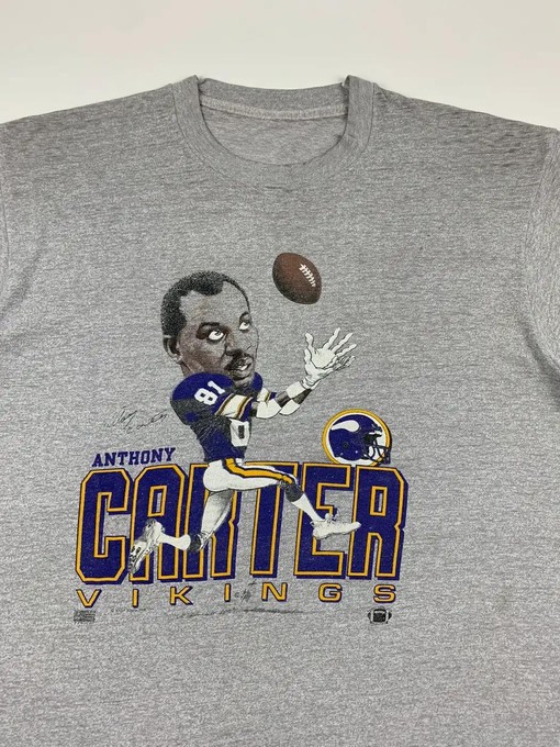 Eric Carter Minnesota Vikings 80s Vintage Caricature T-Shirt, Hoodie & Sweatshirt Gifts for NFL Fans