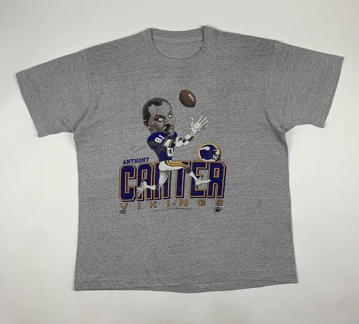 Eric Carter Minnesota Vikings Vintage Style 80s Caricature Sweatshirt T-shirt - Ideal Gift for Fans - College Shirts