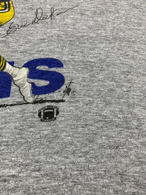 Eric Dickerson St. Louis Rams Caricature 80s Vintage Style Sweatshirt T-shirt - Ideal Gift for NFL Fans - Image 3