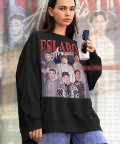 Eslabon Armando Homage Sweatshirt - Vintage Mexican Shirt, Corridos Songwriter Tee