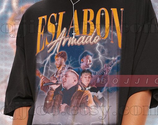 Eslabon Armando Homage Tshirt - Vintage Shirt for Fans of Mexican Corridos Songwriter - Image 2