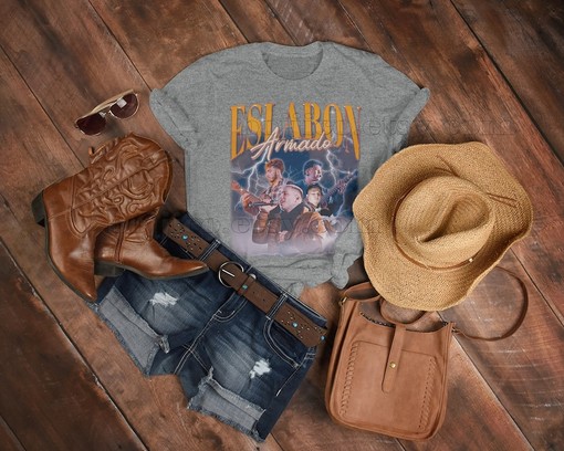 Eslabon Armando Homage Tshirt - Vintage Shirt for Fans of Mexican Corridos Songwriter - Image 3