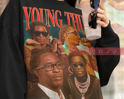 Essential T-Shirt Homage to Young Slatt Thug, Rapper Graphic Shirt with Young Thug Gift Quote, Minimalist Movie Shirts - Image 4