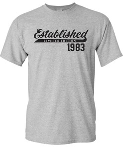 Established 1983 Vintage Retro NCAA Shirt Sweatshirt Pullover Hoodie Reprinted Gifts