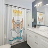 Eureka! & Archimedes Quote Shower Curtain - Perfect for Nerdy Bathroom Decor