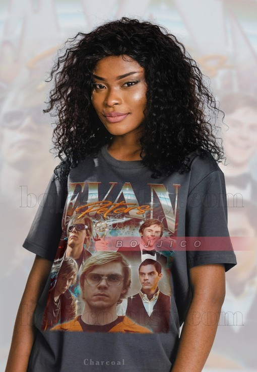 Evan Peters Retro 90s Sweater, Vintage Movie Shirts, Classic Movie T Shirts, Film T-Shirt, Evan Peters Merchandise - Image 4