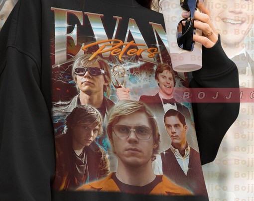 Evan Peters Retro 90s Sweatshirt, Updated Fan Homage Sweater - Image 4