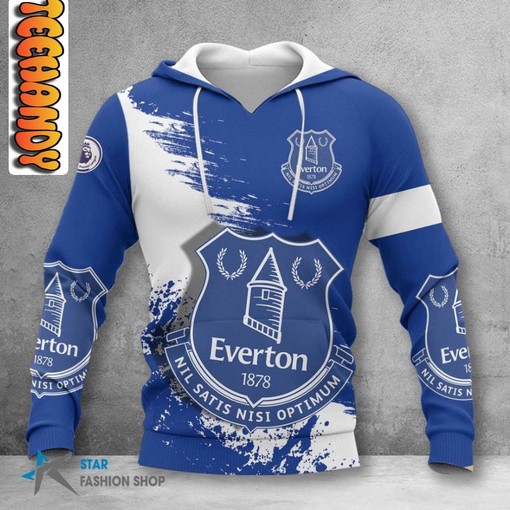 Everton FC All Over Print 3D Hoodie for Toffees Fans