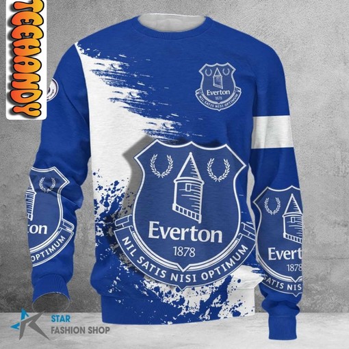 Everton FC All Over Print 3D Hoodie for Toffees Fans - Image 2