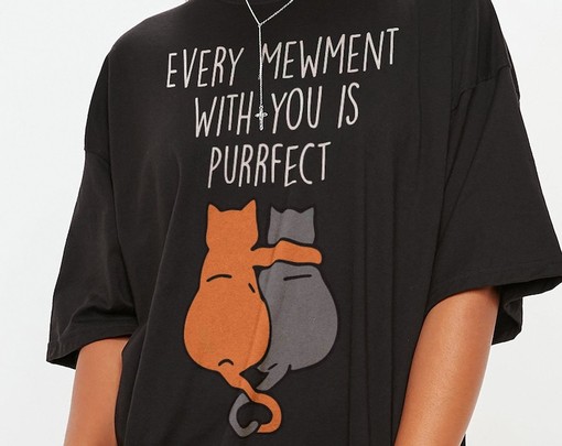 Every Mewment with You Is Perfect Lovers Unisex Tee with Cat Lover Quote - Image 2