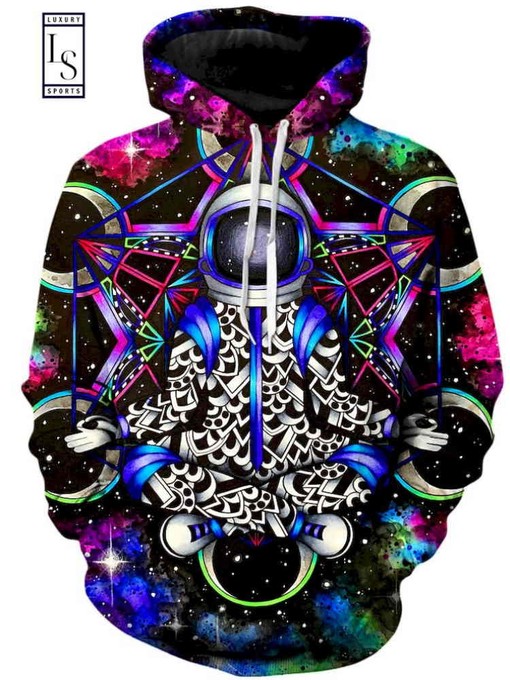 Explore New Frontiers with Cosmonaut Custom All Over Print 3D Hoodie