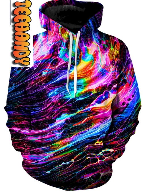 Explore the Unknown with Hyperspace Custom All Over Print 3D Hoodie
