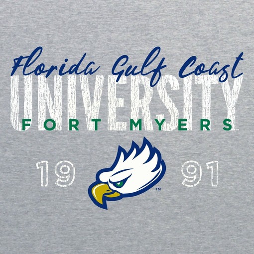 FGCU Eagles Dist Block Script Logo Vintage NCAA Shirt Sweatshirt Pullover Hoodie - Image 2