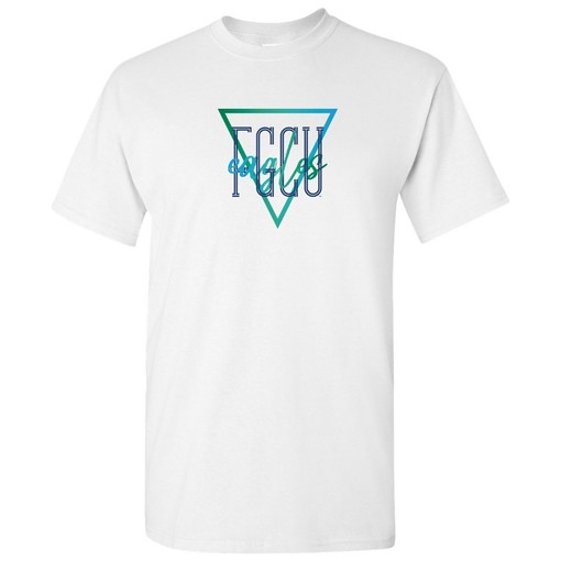 FGCU Eagles Gradient Triangle Sport Shirt, Sweatshirt, Or Pullover Hoodie For Fans