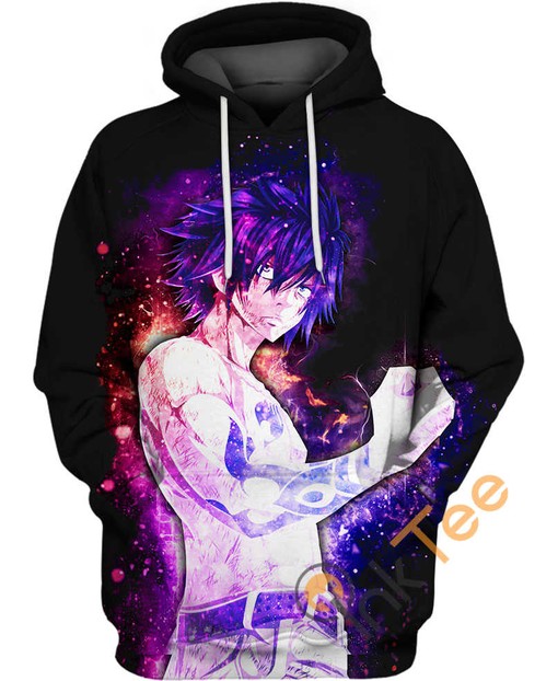 Fairy Tail Ice-make Lance Powerful 3D Hoodie with Unique Print Design for Anime Fans