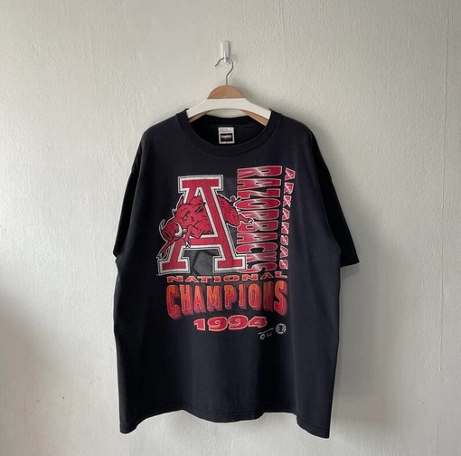 Fan Gift - Vintage 1994 Arkansas Razorbacks Tee Sweatshirt Hoodie, Sport Shirts Girls