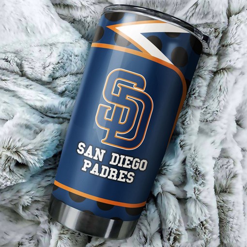 Fanatics San Diego Padres Perfect for Fans MLB Tumbler - MLB Logo Tumbler