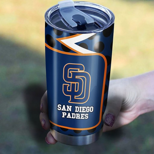 Fanatics San Diego Padres Perfect for Fans MLB Tumbler - MLB Logo Tumbler - Image 2