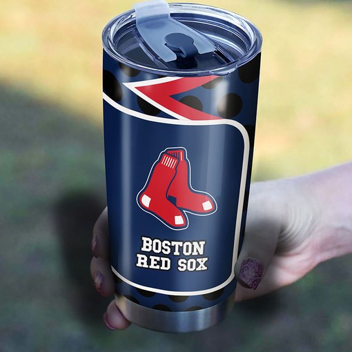 Fanatics and Loyal Fans with MLB Logo - Boston Red Sox MLB Tumbler with Personalized Design and Sports Tumbler 20oz