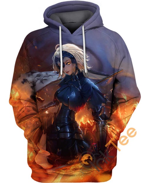 Fate Grand Order Jeanne D'arc Alter 3D Hoodie - Men's All Over Print Hoodies for Women