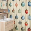 Faux Textured Retro Shower Curtain Set - Home Gift, Tub Curtain and Bathroom Accessories