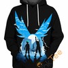 Fear No Man with You're Next Horror Movie 3D Hoodie
