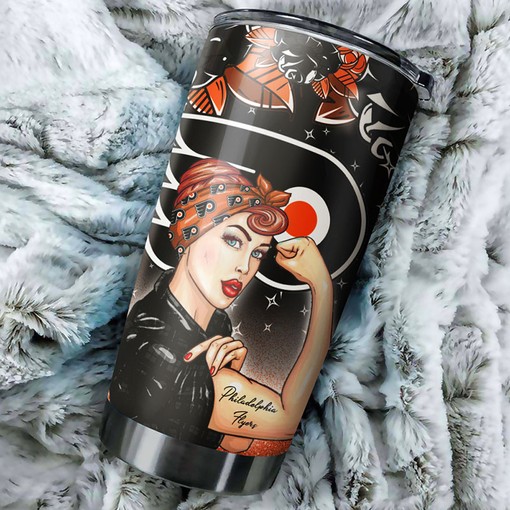 Feel the Power with Detroit Red Wings NHL Tumbler for Strong Moms - Image 2